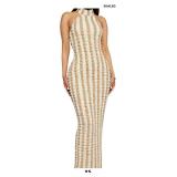 Womens Casual Sexy Halter Sleeveless Dress