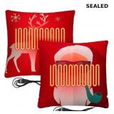 2 Pcs 17.7'x17.7' Heated Pillow for Lumbar Support