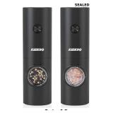 Electric Salt and Pepper Grinder Set x2
