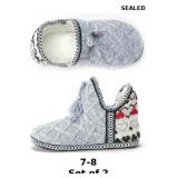 Women's Cozy Knit Slipper Boots x2
