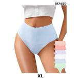 K-CHEONY Womens High Waisted Thongs No Show Pantie