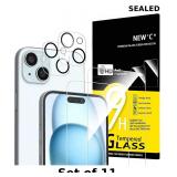 2 Pack for iPhone 15 Plus Screen Protector X 11