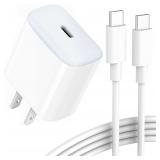 IFEART 10ft 20W USB C Fast Charger