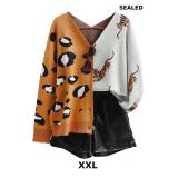 DERAX Women's Oversized Leopard