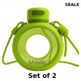 Circular Sports Water Bottle ï¿½ Green, 700ml