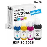 Ankink 31 32XL Ink Bottle Set Refill Replacement