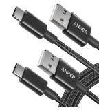 2 Pack Anker USB C Cable 6ft