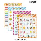 Educational Posters x6