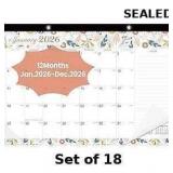 COMIX 12 Month Desk Calendar 2026 x18