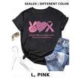 COLORFUL BLING Breast Cancer Shirts for Women