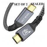 ULT-WIIQ 1FT 8K@60Hz Thunderbolt Cable x2