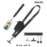 Clip and Go Strap for Phone With Wallet Crossbody