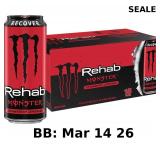 Monster Energy Rehab Strawberry Lemonade + Energy