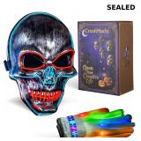 LED Mask,Halloween Costumes,Scary Halloween Masks