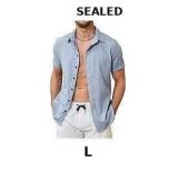 Linen Shirts for Men Casual Button Down Shirts