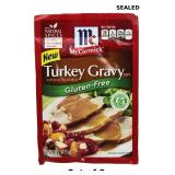 SEALED-McCormick Gluten Free Turkey Gravy Mix x2