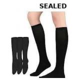 Century Star 3 Pairs Knee High Socks for Women