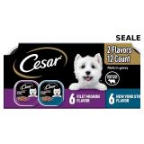 Cesar Filets in Gravy Adult Wet Dog Food Variety