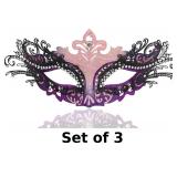 Ubauta Women's Masquerade Mask x3