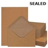 ABSOFINE 60 Pcs Kraft Envelopes Brown