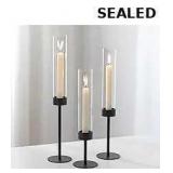 Romadedi Black Candlestick Holders