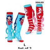 Tarpop 2 Pairs Crazy Funny Silly Socks