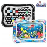 PandaEar 2 Pack Tummy Time Water Mat
