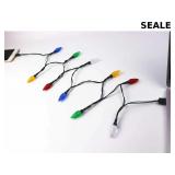 LED Christmas Lights Charging Cable,USB and Bulb C