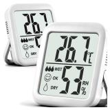Antonki Hygrometer Thermometer 2pcs