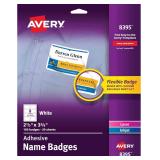 Flexible Adhesive Name Badge Label