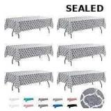 Vinyl Tablecloth with Flannel Backing-