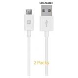 USB-A to Micro B Cable 2 Packs