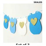 Baby Shower Clothes Banner