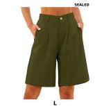 Luvamia Bermuda Shorts offer a high-waisted