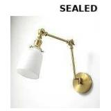 Adjustable Brass Wall Sconce