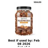 Amazon Grocery, Peanut Butter Filled Pretzels x4
