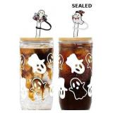 ANOTION Halloween Cups, Ghost Decor 24 Oz