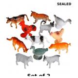 2x ArtCreativity Mini Farm Animals Figurines...