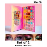 2x 32 Colours Glitter Eyeshadow Palette