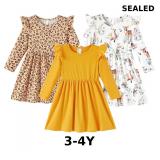 PATPAT Multipack Girl Toddler Dresses