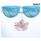 2PCS Floating Betta Hammock & Shrimp Cave