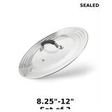 3x Universal Pans Pots Lid Cover