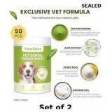 2x Dog Teeth Cleaning Wipes