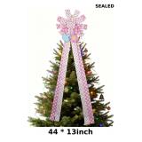 The Cayivran Santa Hat Tree Topper Bow