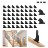 Muzata offers a 50-pack of plastic Baluster Shoes