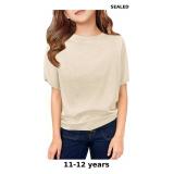ZDC Short Sleeve Sweater for Girls - 2026 Summer
