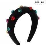 Christmas Headband Bow Velvet Padded Headbands