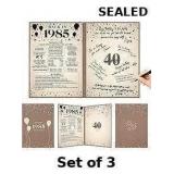 Vintage Back in 1985 Birthday Poster x3