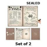 Vintage Back in 1985 Birthday Poster x2