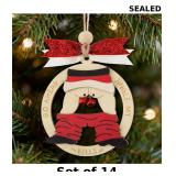 Shaxcoq 2025 Funny Christmas Ornament x14